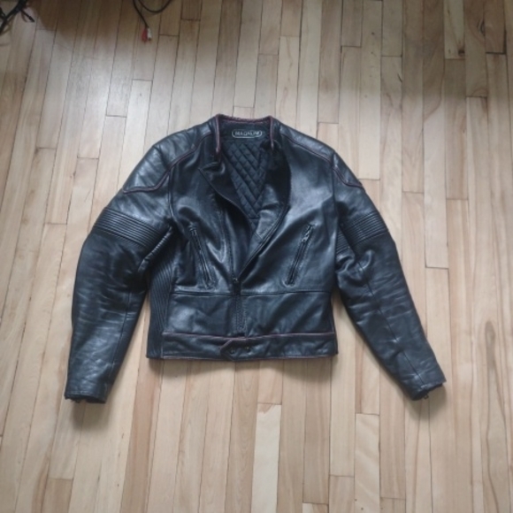Magnum Black Leather Jacket - Picture 2 of 16